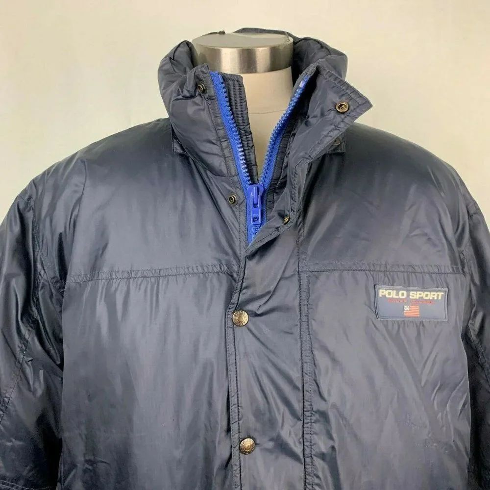 Vintage Polo Sport Ralph Lauren Puffer Jacket XL